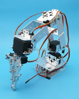 1 комплект 6 Dof Механический зажим для крепления когтей Комплект для дистанционного управления Умный робот Продвижение модели DIY С сервоприводом/Без