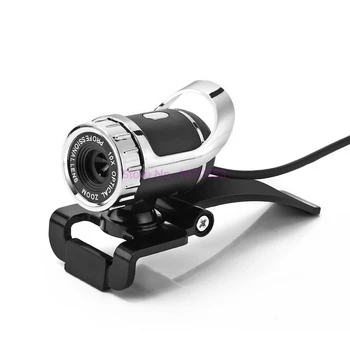 200 шт. веб-камера USB камера высокой четкости Веб-камера 360 градусов микрофон с креплением для компьютера