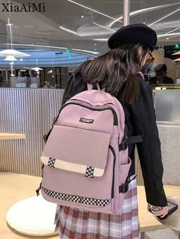 2022 Новый модный женский рюкзак, школьные сумки для девочек-школьников, водонепроницаемый дорожный рюкзак из ткани Оксфорд для подростков