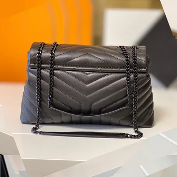 2023 новая кожаная сумка-конверт для отдыха, модная сумка-мессенджер с откидной крышкой на цепочке, дизайнерская брендовая сумка