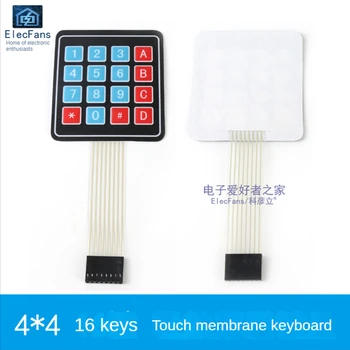 4 * 4 16-клавишный Мембранный Сенсорный переключатель, Модуль матричной клавиатуры, разработка MCU, плата управления внешним расширением.