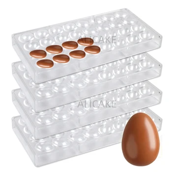 4 шт. компл. Формы для шоколада из поликарбоната, форма для маленьких пасхальных яиц, форма для конфет, Профессиональные инструменты для выпечки кондитерских изделий