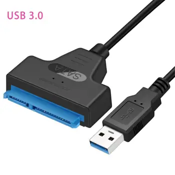 6 Гбит/с Usb Sata Кабель SATA 3 USB 2,0 3,0 Кабель Внешний Жесткий Диск USB В Serial ATA 22pin Конвертер Жесткий Диск Для 2,5 