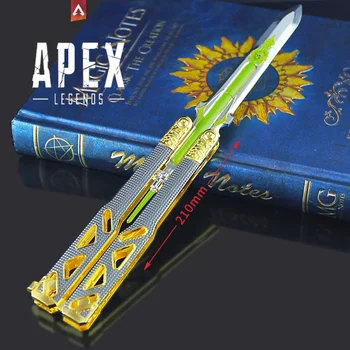 Apex Legends Семейная реликвия из сплава Octane, Самурайский меч, нож-бабочка, Катана, военно-тактическая реплика, модель, игрушка для мальчика, подарок малышу
