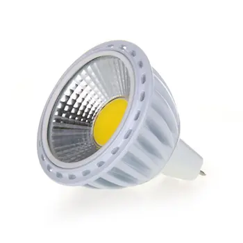 GU5, 3 /MR16 6 Вт COB светодиодная лампа точечная лампа накаливания 420ЛМ 60 ° 3000 К Теплый белый DC 12V