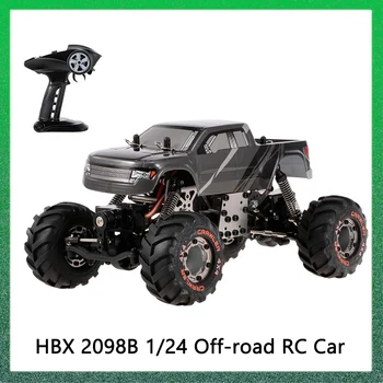 HBX 2098B 1/24 Mini 4WD RC Car Devastator Rock Crawler RTR с Двойным Сервоприводом 2,4 ГГц Пульт Дистанционного Управления Внедорожный Автомобиль для детей