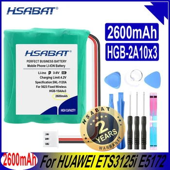HSABAT HGB-2A10x3 HGB-15AAx3 2600mAh Аккумулятор для Стационарного Беспроводного Телефона HUAWEI 5623 ETS3125i E5172 ETS5623 2222 + 515H E5172s-515