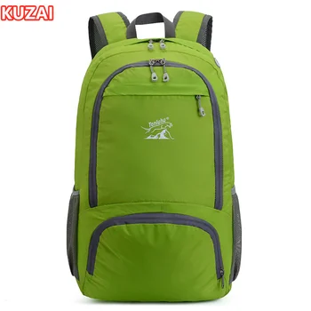 KUZAI мужской складной спортивный рюкзак ультралегкий большой дорожный рюкзак водонепроницаемый удобный для хранения рюкзак дорожная сумка складная сумка