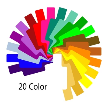 OOTDTY Фильтры для камеры 20 цветных фотокарточек с цветными гелевыми фильтрами Набор вспышек Speedlite для Canon Nikon