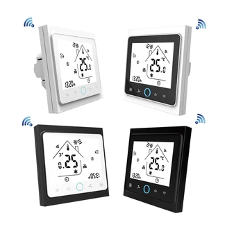 Qiumi Smart Wifi Термостат, регулятор температуры, Интеллектуальный кондиционер, Программируемый регулятор температуры с 2 трубками