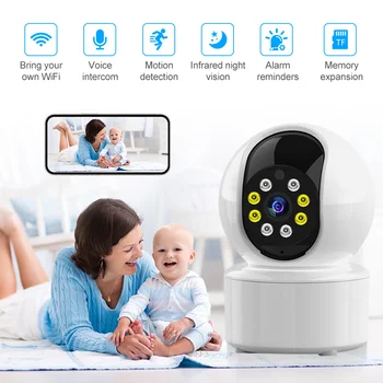 WiFi HD Мини-Камера Для помещений Drahtlose Automatische Tracking Умный Дом Camara Sicherheit Baby Pet Monitor Überwachung Kamera