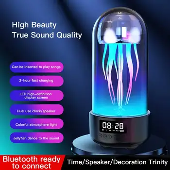 Автономное воспроизведение музыки Аудио 2000 мАч Беспроводной динамик Type-c Мощностью 10 Вт -звуковая система luidspreker Jellyfish Красочная