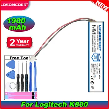 Аккумулятор емкостью 1900 мАч 802085P для клавиатуры Logitech K800