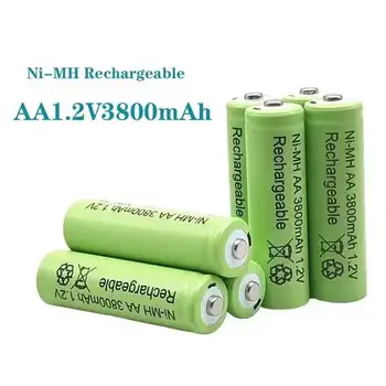 Батарея 3800mAh AA 1.2V Ni-MH аккумуляторная батарея для игрушечного пульта дистанционного управления Аккумуляторные батареи AA 1.2v батарея 3800mah