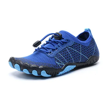 Большие размеры 36-47, летняя синяя легкая обувь унисекс для болотной ходьбы, Мягкая удобная обувь для мужчин, нескользящая женская обувь для воды