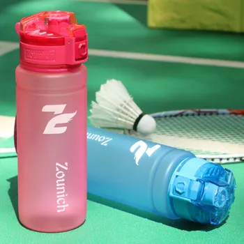 Бутылка для Воды ZOUNICH Sports Shaker Tour Outdoor Бутылка Для Воды С Герметичным Уплотнением Gourde Пластиковые Бутылки Для Воды Для Йоги BPA Бесплатно