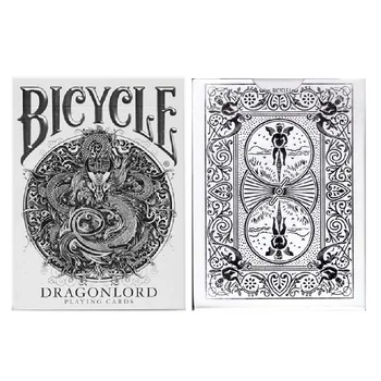 Велосипед DragonLord Белые Игральные Карты Dragon Deck Размер Покера USPCC Custom Limited Edition Волшебные Карточные Игры Реквизит Для Фокусов