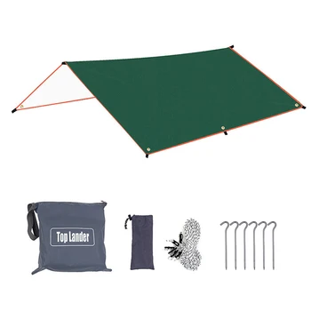Водонепроницаемая палатка, брезент, защита от дождя и ультрафиолета, Тент для кемпинга, пеших прогулок, пеших походов на свежем воздухе