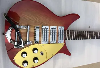 Высококачественная 6-струнная гитара Rickenback Beisi, современная бас-электрогитара с системой тремоло, гитара с тремя звукоснимателями