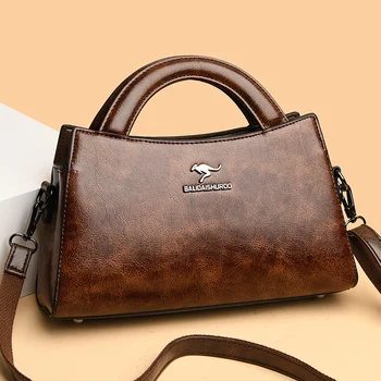 Высококачественная кожаная женская сумка, роскошная дизайнерская женская сумка через плечо 2023, модная сумка большой вместимости, Модная сумка