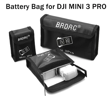 для DJI MINI 3 PRO Drone LiPo Аккумулятор Безопасная сумка Взрывозащищенная защитная сумка Чехол для хранения аккумулятора MINI 3 Аксессуары