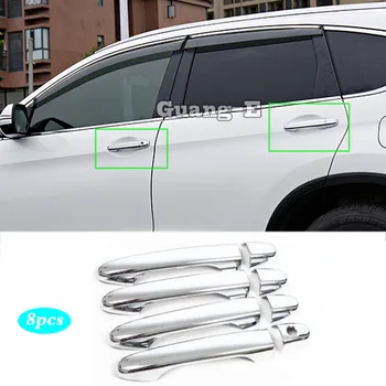 Для Honda CRV CR-V 2012 2013 2014 2015 2016 Детектор защиты крышки для стайлинга автомобилей Палочки Отделка рамы ABS Хромированная ручка двери автомобиля