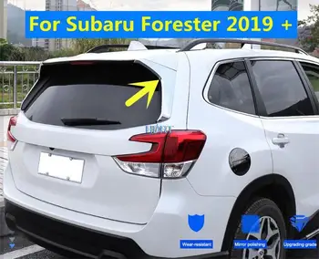 Для Subaru Forester Wilderness 2019 + Спойлер с блестками на заднем стекле, Боковая Коническая Накладка, Отделка рамы, стойки, аксессуары для стайлинга автомобилей