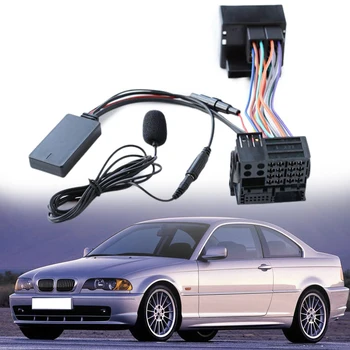 Для автомобилей BMW E46 3 Серии Радио, совместимое с Bluetooth, 10Pin AUX IN Аудиокабель, Адаптеры Для Аксессуаров Автомобильной Электроники