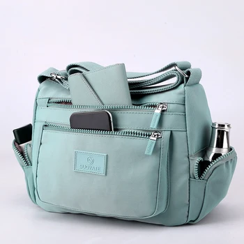 Женская сумка через плечо высококачественная женская сумка-мессенджер Женская нейлоновая сумка через плечо для девочек Bolsa Feminina