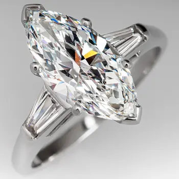 Женское кольцо Mosan с бриллиантом D VVS1 в форме лошадиного глаза из золота 9 карат, свадебный подарок на годовщину помолвки