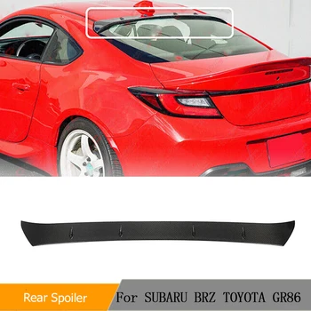 Задний Спойлер для Subaru BRZ Toyota GR86 2022 2023 Спойлер Заднего Крыла Обвесы На Крыше Багажника Спойлер Из Углеродного Волокна