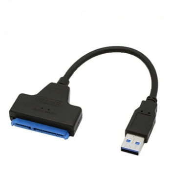 Кабель USB 3,0 SATA 3 Адаптер Sata-USB до 6 Гбит/с Поддержка 2,5 дюймов Внешнего SSD HDD Жесткого диска 22-контактный кабель Sata III