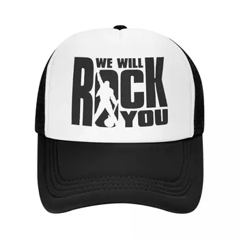 Классическая бейсболка We Will Rock You для женщин и мужчин, регулируемая бейсболка для дальнобойщиков Queen Rock Band Performance Snapback Caps
