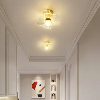 Лампы Современная креативная Акриловая Люстра для коридора, балкона, чердака, прихожей, домашнего декора, Светильник для внутреннего освещения