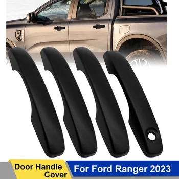 Матовый Черный Ключ 4-Х Дверная Ручка Защитная Крышка для Ford Ranger 2023 Next Gen Accessories Product