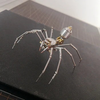 Механическая модель паука в индустриальном стиле, креативный орнамент из насекомых в стиле стимпанк, настольный артефакт в стиле ретро ручной работы