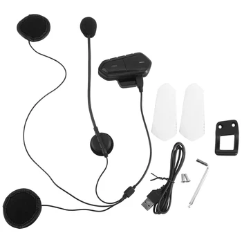 Микрофон внутренней связи для мотоцикла B35, Bluetooth 5.0, гарнитура для шлема, переговорное устройство FM-радио, качество звука HI-FI Siri
