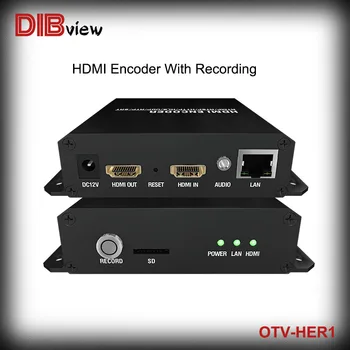 Мини HD IP H.264 H.265 Video SRT IPTV Крошечный Кодировщик С Записью Для Платформы Прямого Вещания