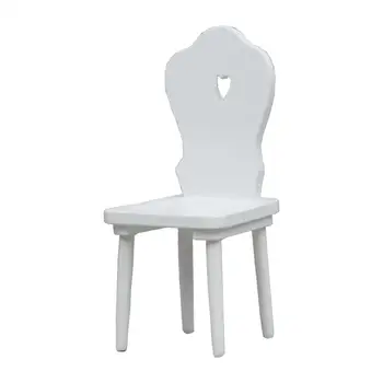Мини-стул для кукольного домика, Миниатюрный обеденный стул для кукольного домика 1: 12, миниатюрный стул для кукольного домика для спальни, гостиной