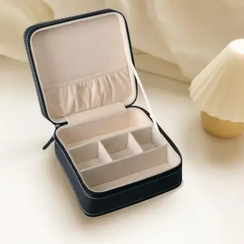 Многофункциональный футляр для хранения ювелирных изделий, мягкая внутренняя Влагостойкая Легкая коробка для хранения очков для дома