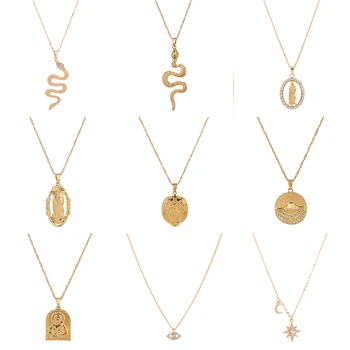 Модное многослойное ожерелье, ювелирные изделия, подарки, ключ, кулон, аксессуары для ожерелья, новые