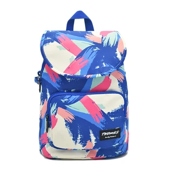 Модные школьные сумки для девочек, мини-рюкзак с абстрактным принтом, дорожный рюкзак для студенческих книг