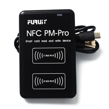 Новый копировальный аппарат PM-Pro RFID IC/ID, дубликатор, брелок, считыватель NFC, писатель, зашифрованный программатор, метка для копирования UID-карты USB