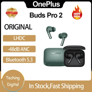 Оригинальные наушники OnePlus Buds Pro 2 серии 2R TWS Bluetooth 5.3 48dB ANC Наушники С Активным шумоподавлением LHDC/AAC/SBC/LC3