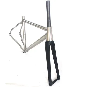 Передняя вилка из титанового волокна Cabron для велосипеда с гравийным покрытием
