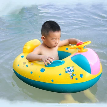 Портативный детский поплавок для плавания с солнцезащитным козырьком, детский надувной бассейн, кольцо для плавания, летний круг для плавания, надувные поплавки
