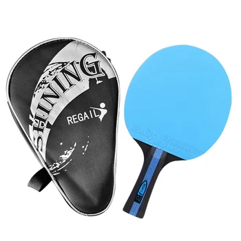 Ракетка для пинг-понга, ракетка для настольного тенниса с сумкой для переноски для начинающих мальчиков и девочек