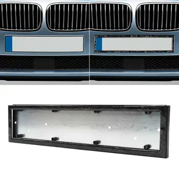Рамка номерного знака Яркая Кованая поверхность из углеродного волокна Легкая Прочная Конструкция для автомобилей F30 F20 F34 F80 ABS