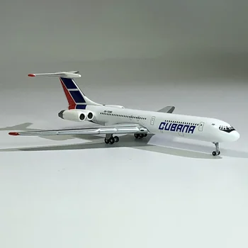 Самолеты Ил-62М в масштабе 1: 500, модели самолетов из сплава Cubana Airlines, модель самолета для коллекции