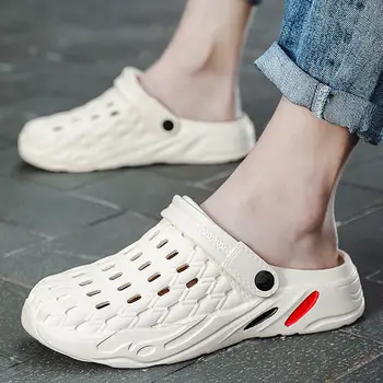 Сандалии Мужские Летние Корейские версии сандалий на платформе, трендовые уличные тапочки с индивидуальностью